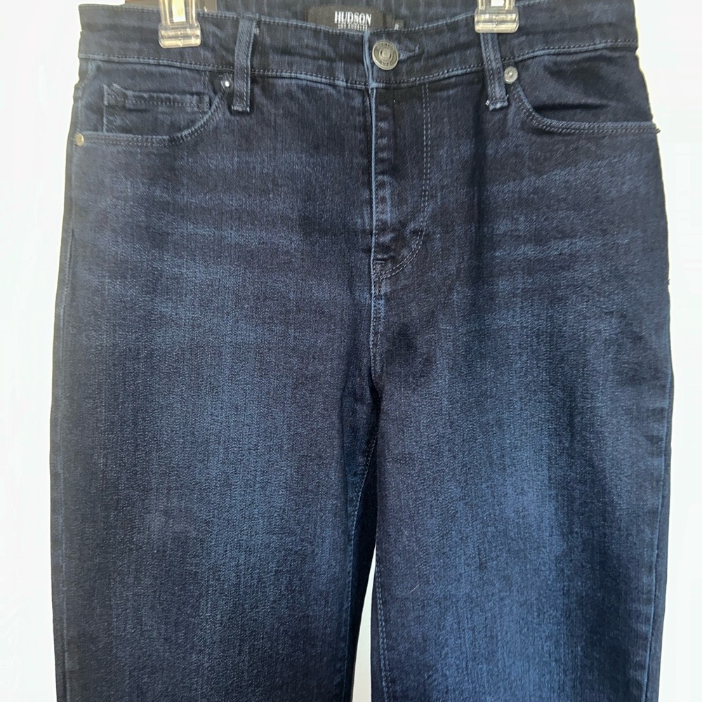 Hudson Jeans Dark Blue Straight Leg Women Jeans - Picture 4 of 5